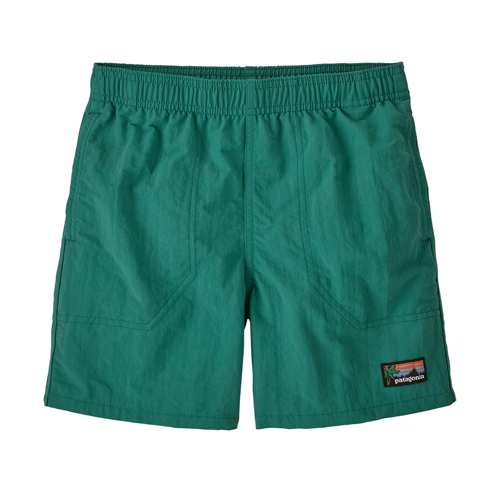 Patagonia Boys' Baggies Shorts - 5 Swimsuits in Green Color