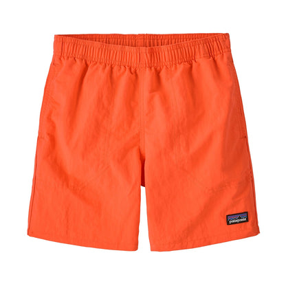Patagonia Boys' Baggies Shorts - 5 Swimsuits in Orange Color