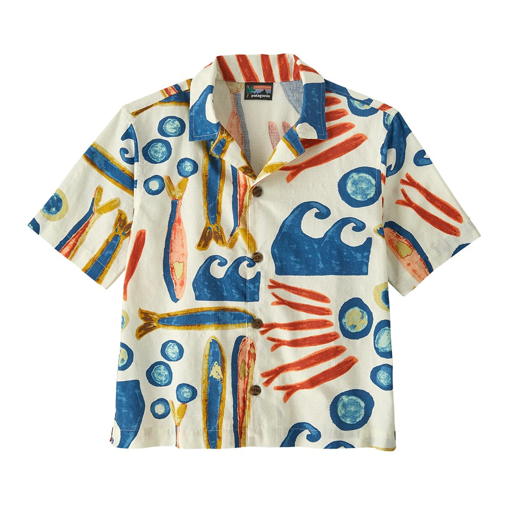 Patagonia K'S Tidal Threads Shirt Tops in White Color