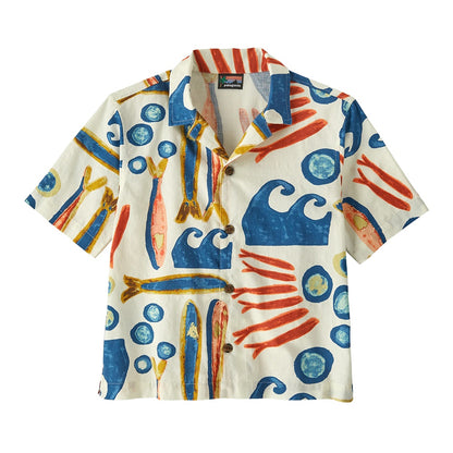 Patagonia K'S Tidal Threads Shirt Tops in White Color