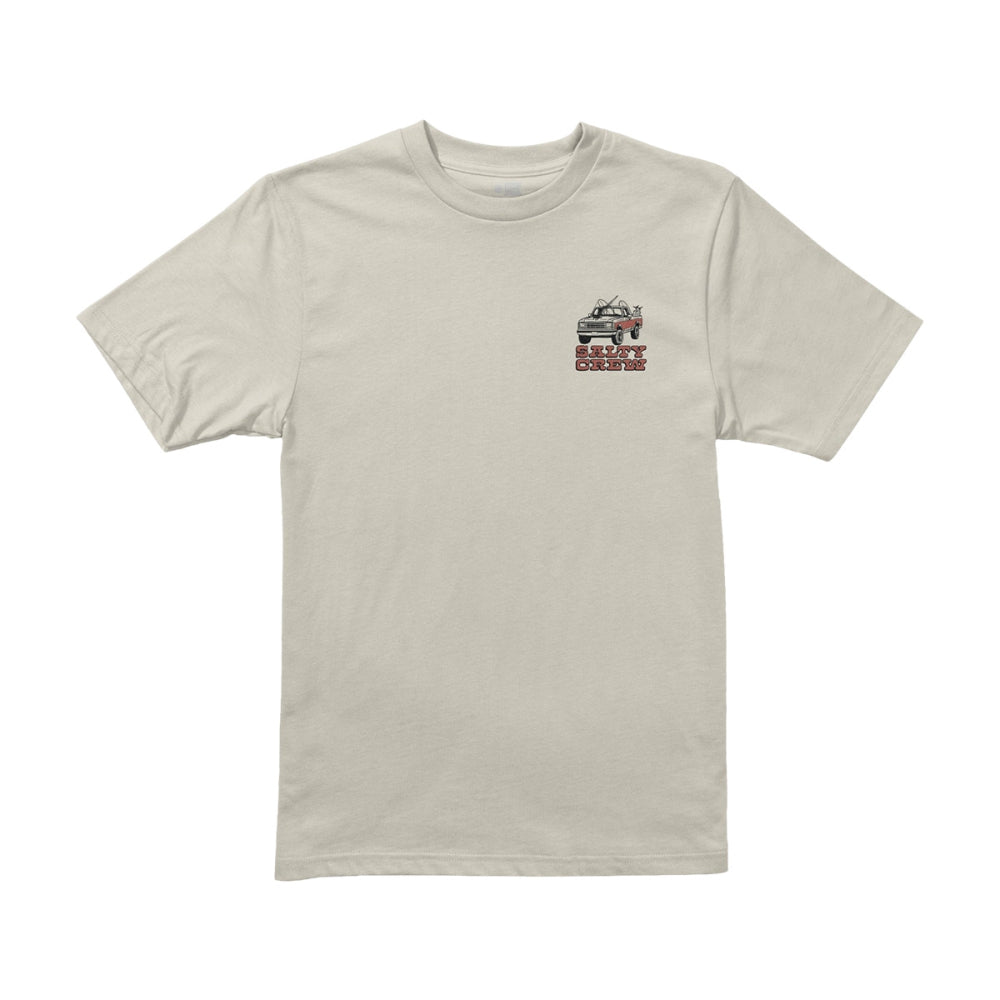 Salty Crew Truck Stop Bot short sleeve Tee Tops in White Color