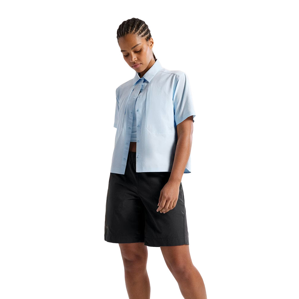 Arc'Teryx Sima Shirt short sleeve W Tops in Blue Color