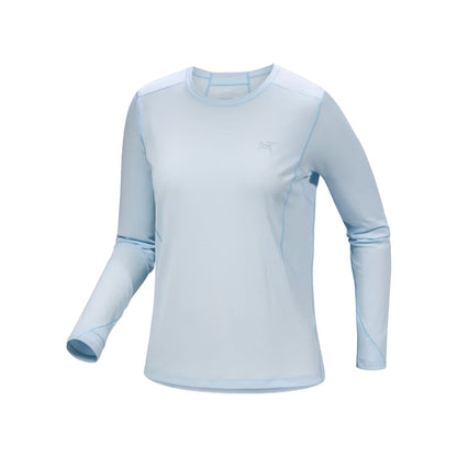 Arc'Teryx Sunna Crew Ls W Tops in Blue Color