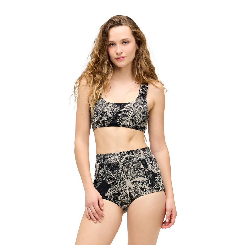 Seea Georgia High Waist Swimsuits in Multi Color