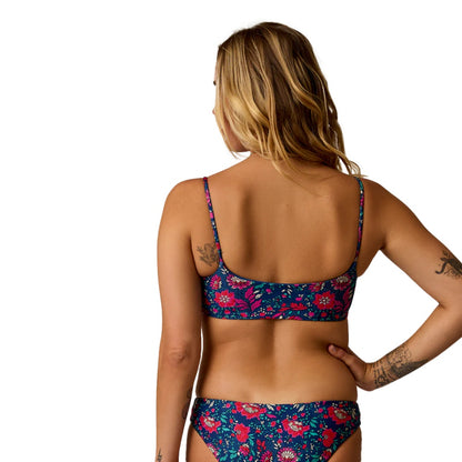 Carve Designs Escondldo Compression Re Swimsuits in Blue Color