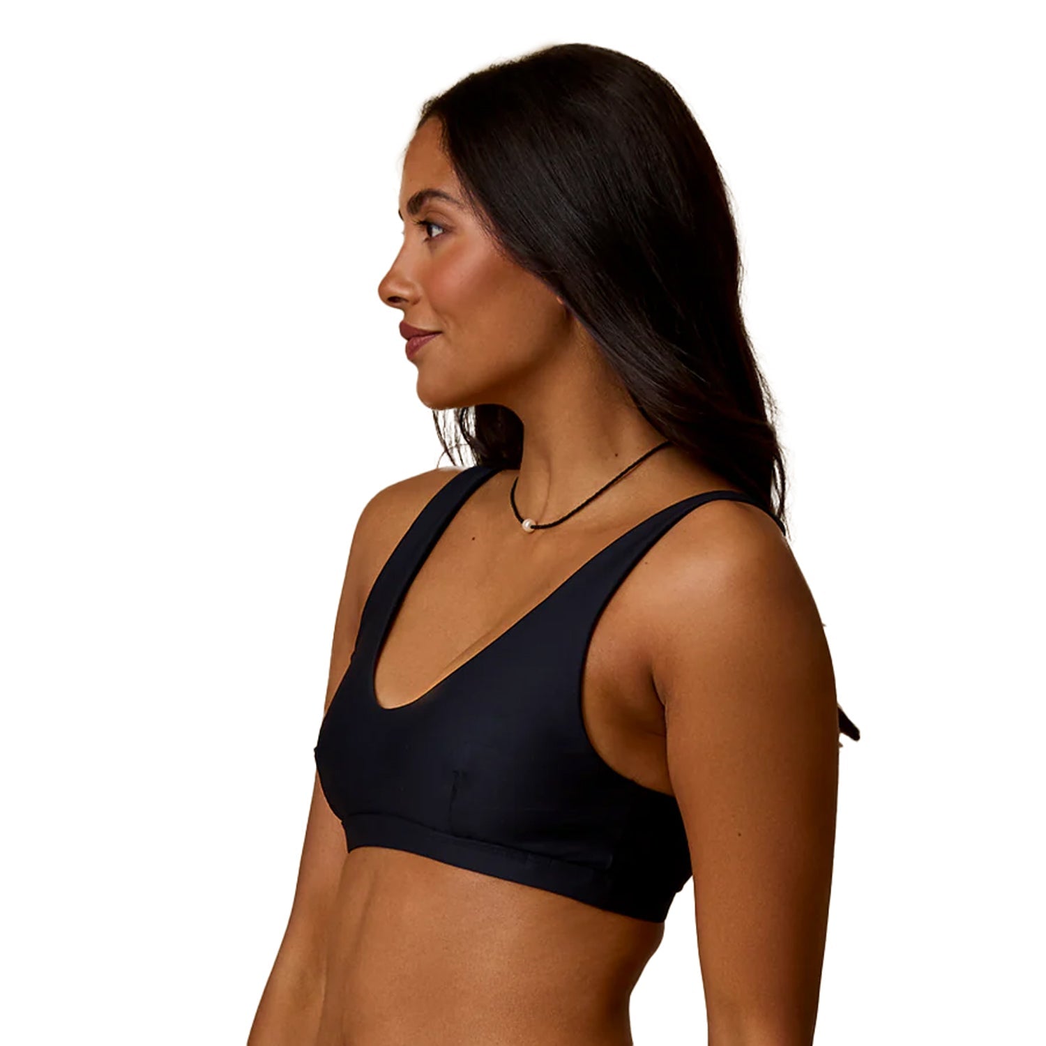 Carve Designs Breakers Compression Top Swimsuits in Black Color