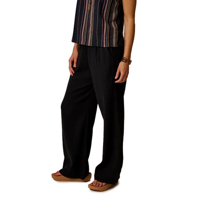 Carve Designs Nico Gauze Pant in Black Color