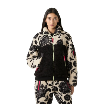 W MOONLIT PILE JKT | 9901-BKFOL