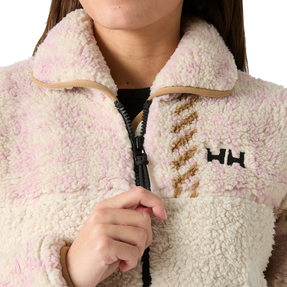 W MOONLIT PILE JKT | 079-PNKSHK