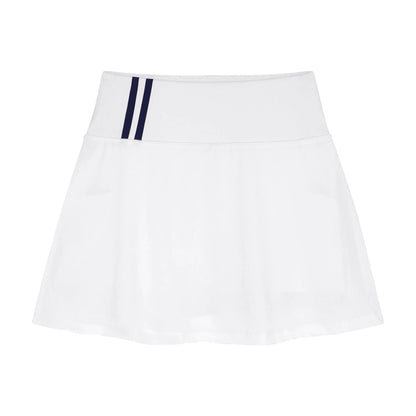 2IN1 A LINE SKIRT | 100 WT/NVY