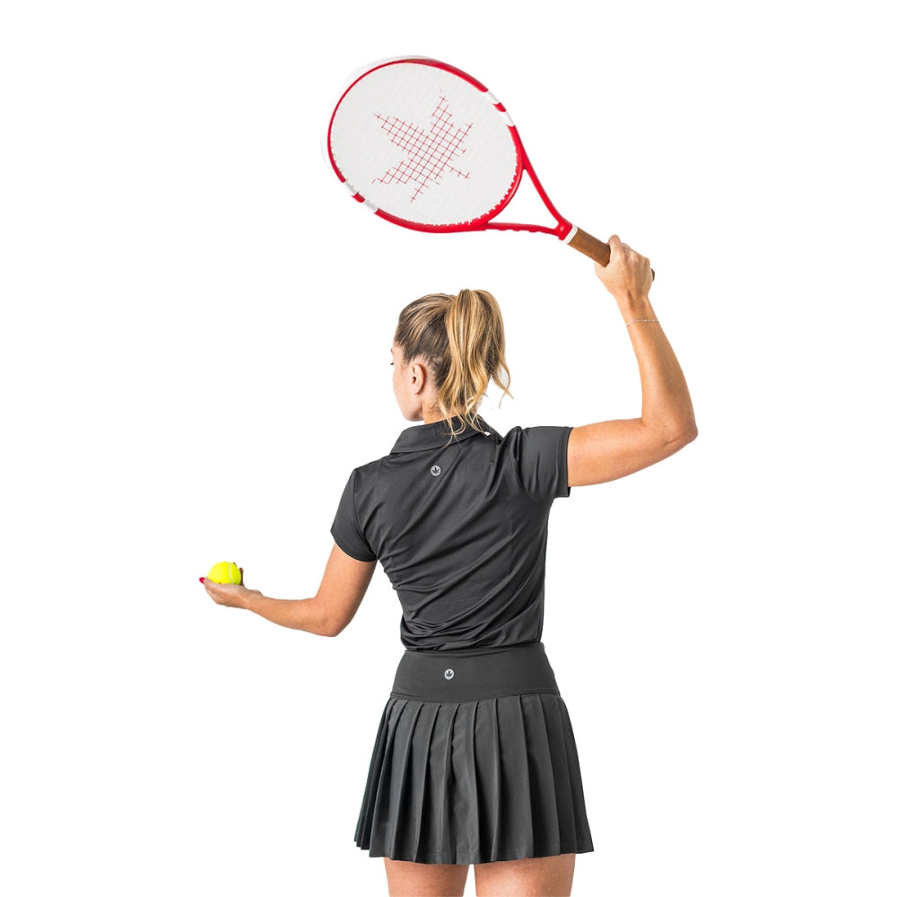 2 IN 1 PLEATED SKIRT | 002 BLK/AS