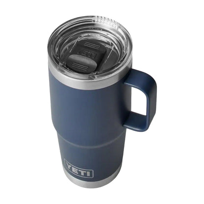 Yeti 20Oz Travel Straw Mug Water Bottles in Blue Color