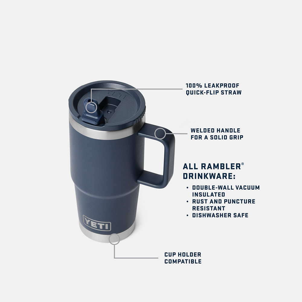 Yeti 20Oz Travel Straw Mug | WHITE – Paragon Sports