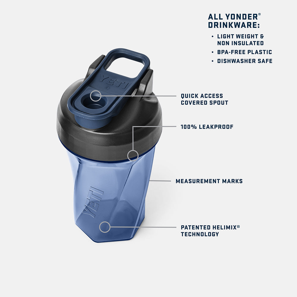 YONDER 20OZ SHAKER BOTTL | NAVY