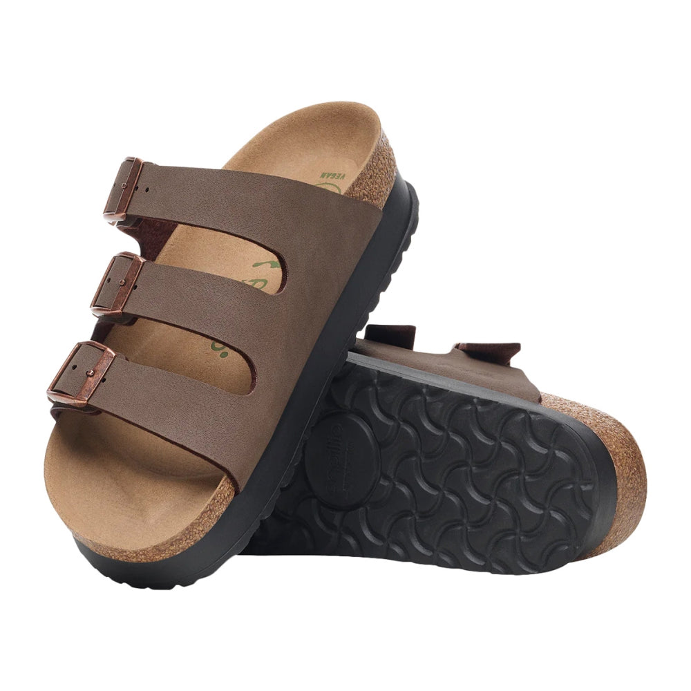 Birkenstock Florida III Platform Bfb Sandals in Brown Color