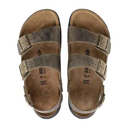 Birkenstock Milano Crosstown Artic O Sandals in Brown Color