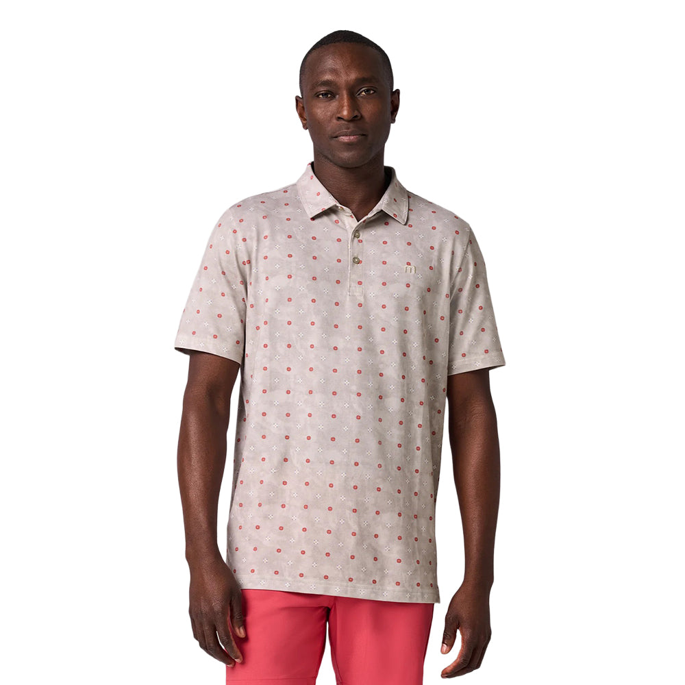 Travis Matthew Featherweight Tee Up Tops in Brown Color