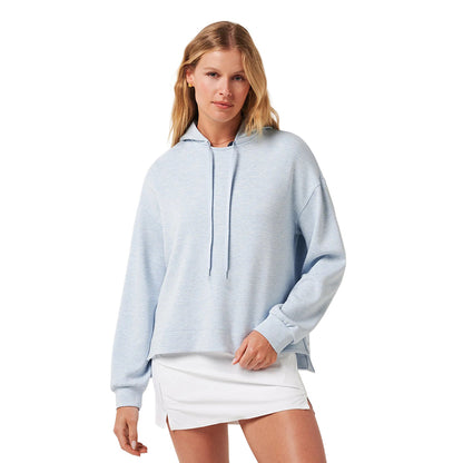 Travis Matthew Skyloft Soft Hood Pullover in Blue Color