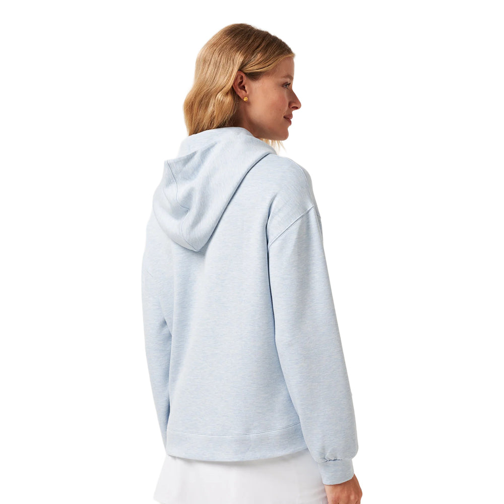 Travis Matthew Skyloft Soft Hood Pullover in Blue Color