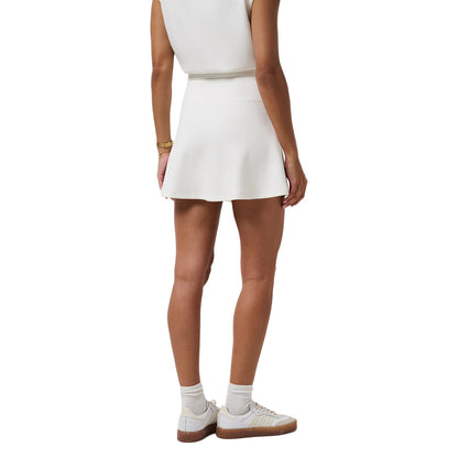 Travis Matthew Skyloft Soft A-Line Shorts in White Color