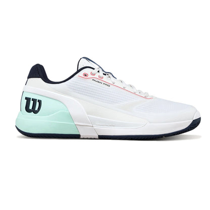 Wilson Rush Pro 5 Tennis Shoes in White Color