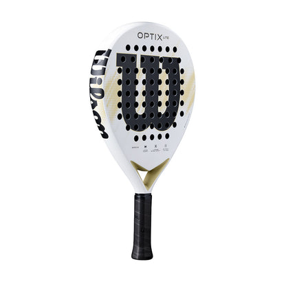 Wilson Optix V2 Lite White 2 Padel Paddles in White Color