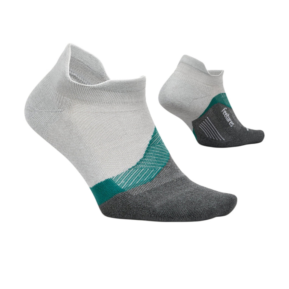 Feetures Elite Light Cushion Nosh Socks in White Color