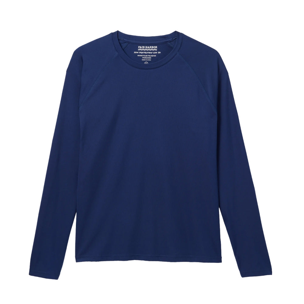 Fair Harbor Anchor Rashguards Ls Swimsuits in Blue Color
