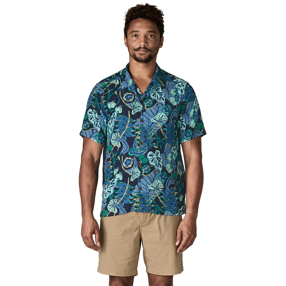 Patagonia M'S Tidal Threads Shirt Tops in Blue Color