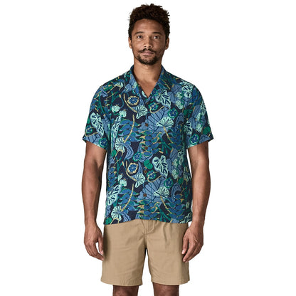 Patagonia M'S Tidal Threads Shirt Tops in Blue Color