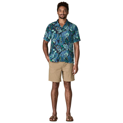 Patagonia M'S Tidal Threads Shirt Tops in Blue Color