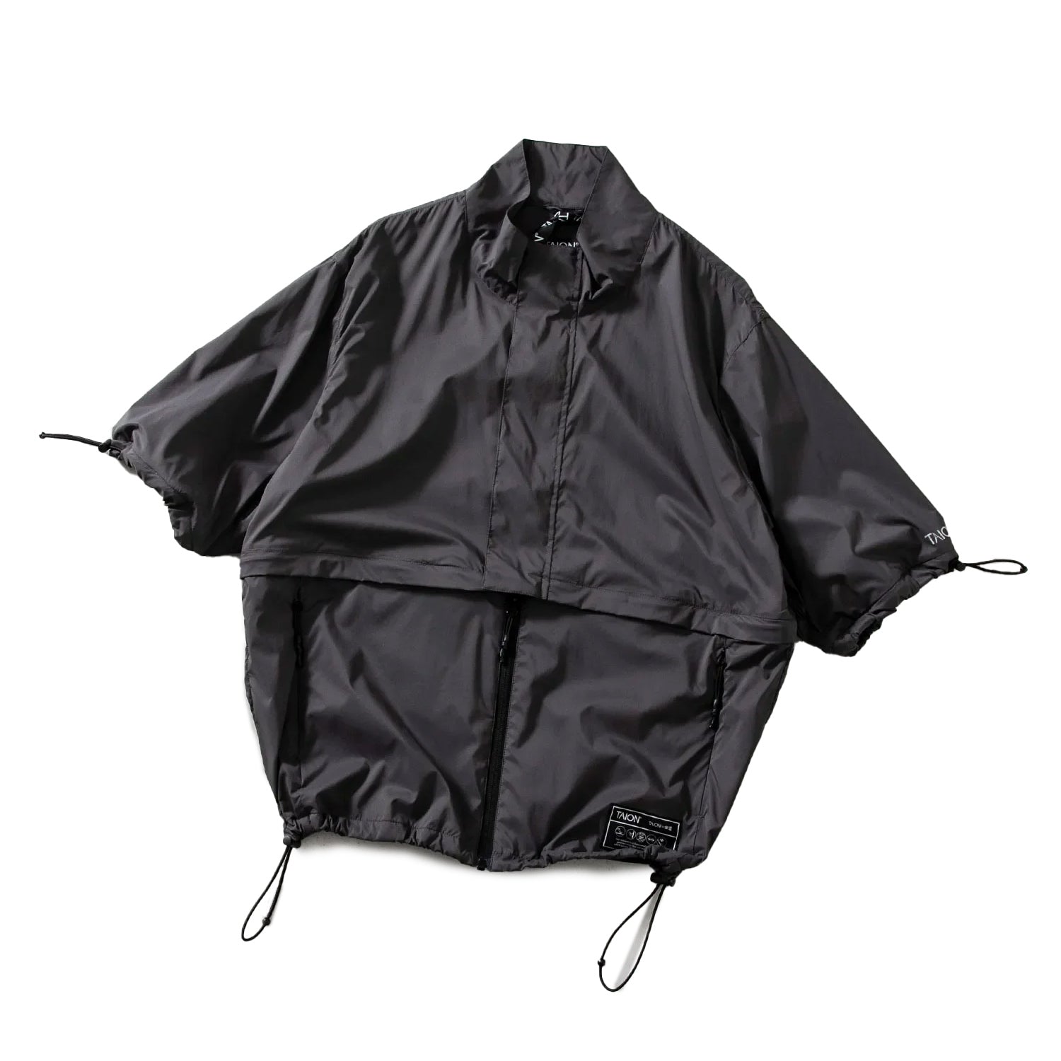 Taion W Convertible Jkt Pullover in Black Color