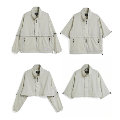 Taion W Convertible Jkt Pullover in Green Color