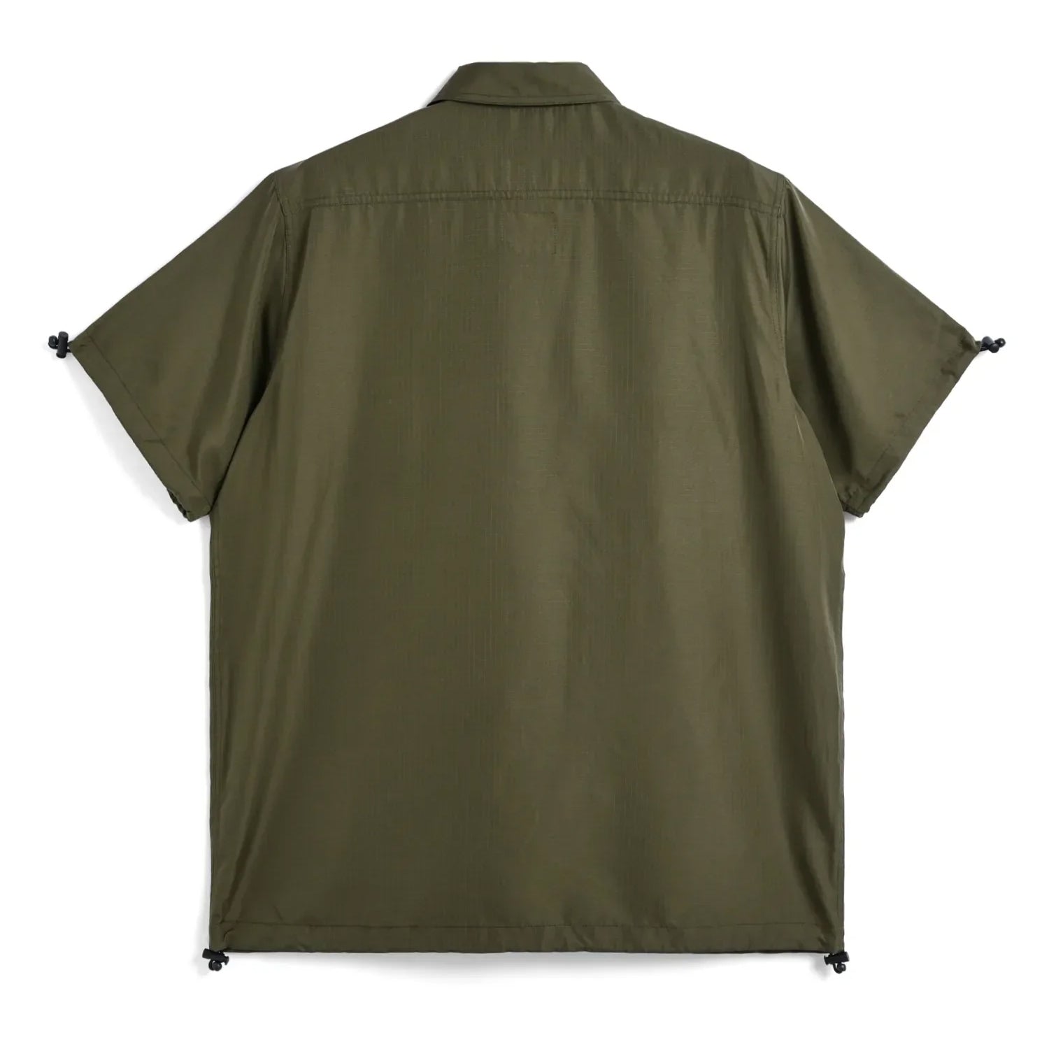 Taion M short sleeve Button Up Tops in Green Color