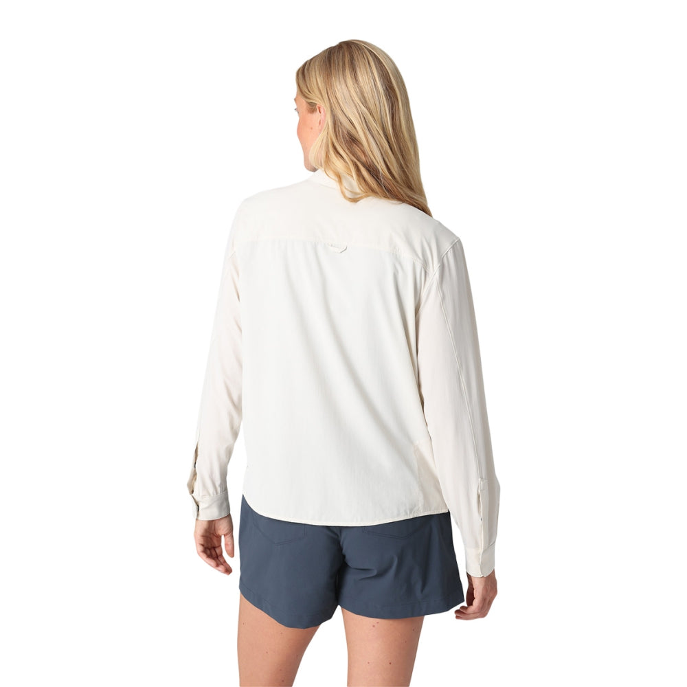 Outdoor Research W Astroman L/S Sun Shirt Tops in Khaki Color