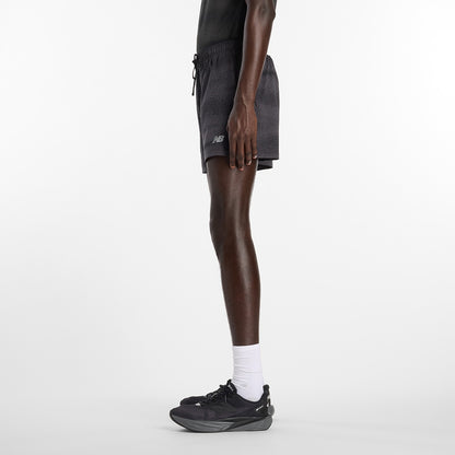 New Balance M Rc Printed Short 5In Shorts in Black Color