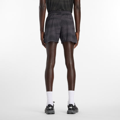 New Balance M Rc Printed Short 5In Shorts in Black Color