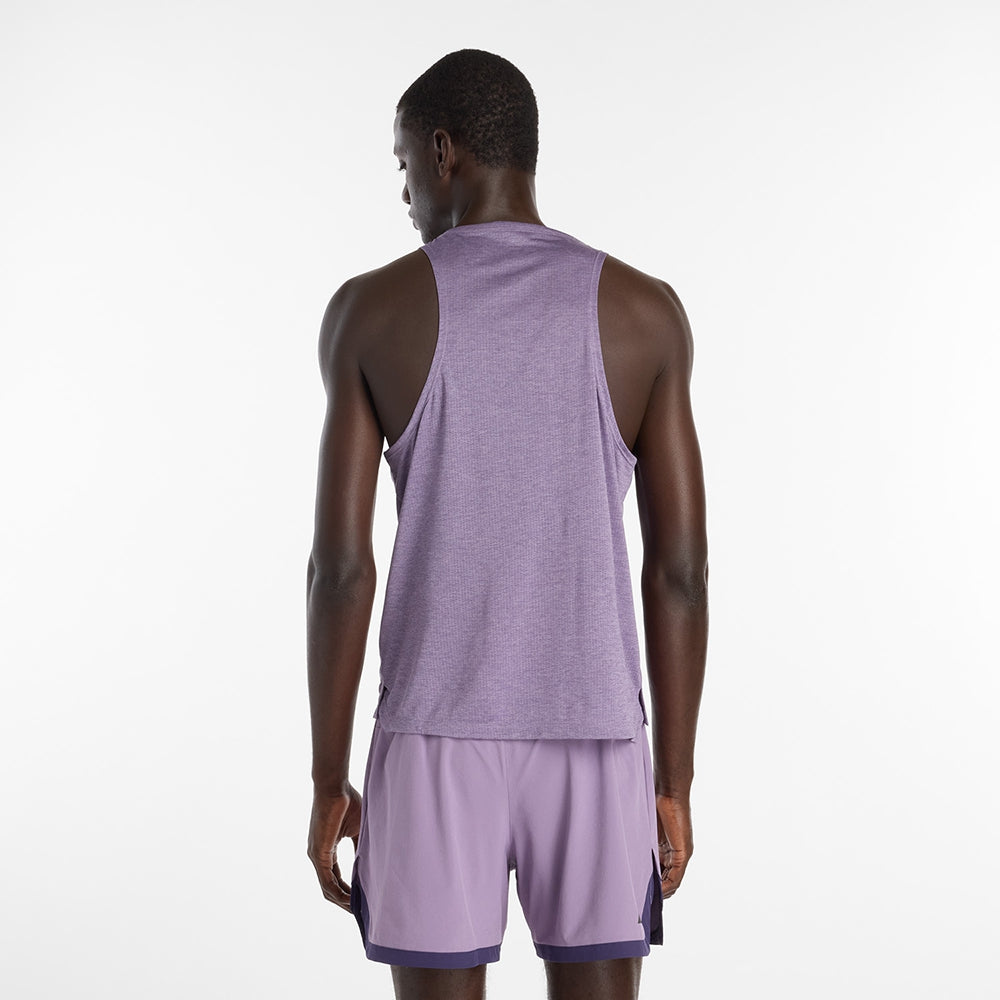 New Balance Athletics Singlet Tops in Purple Color