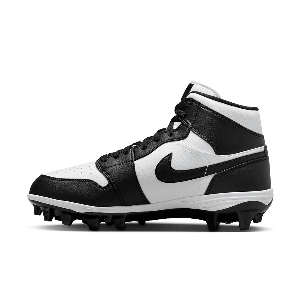 Jordan 1 Mid Td Fb Cleat Football Cleats in White Color