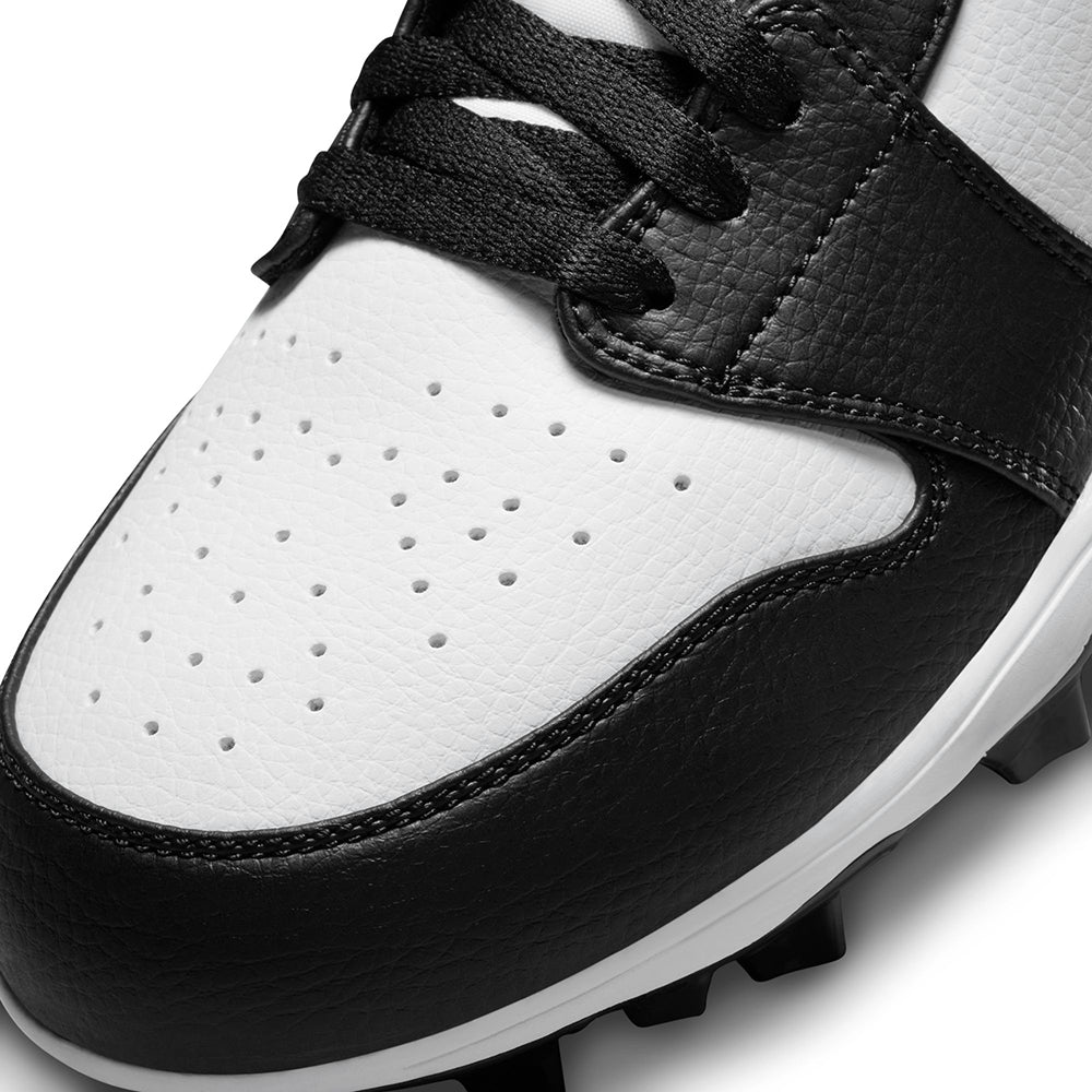 Jordan 1 Mid Td Fb Cleat Football Cleats in White Color