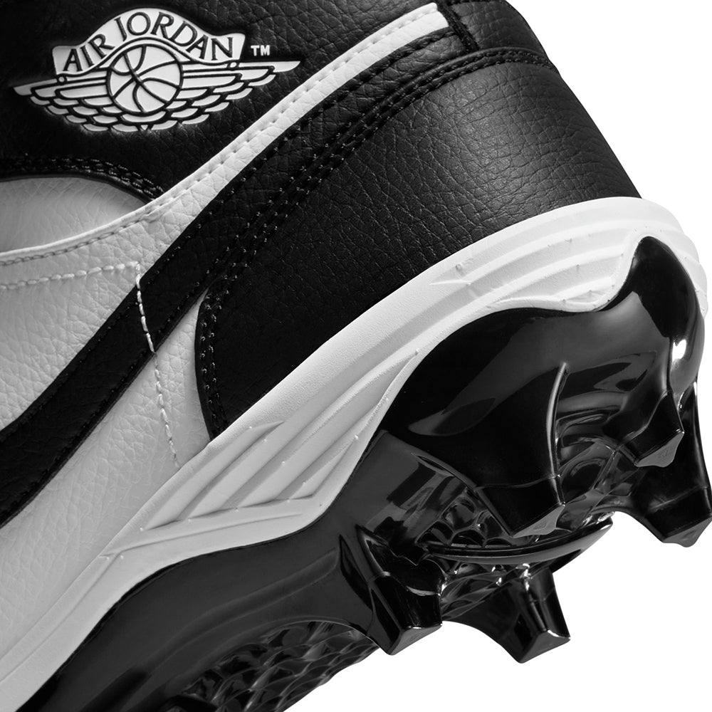 Jordan 1 Mid Td Fb Cleat Football Cleats in White Color