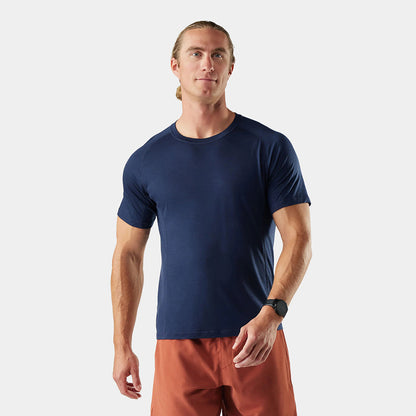 Smartwool Active Ultralite short sleeve Tops in Blue Color