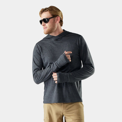 Smartwool M Merino Sun Hoodie Running Jackets in Grey Color