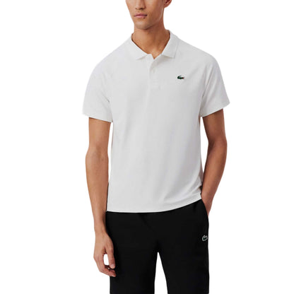 Lacoste Essentials Polo Tops in White Color