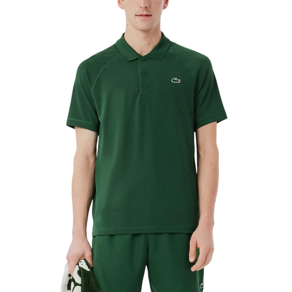 Lacoste Essentials Polo Tops in Green Color