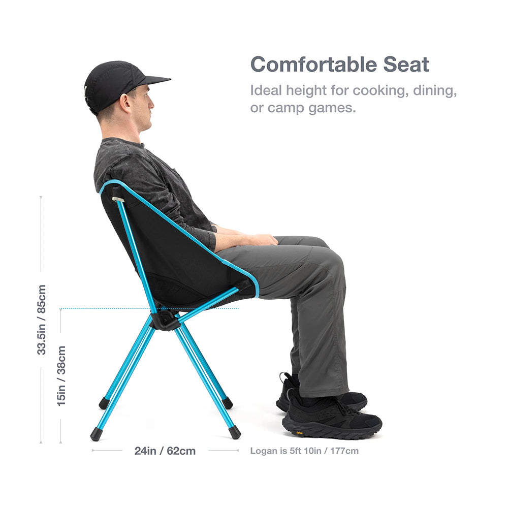 Helinox Cafe Chair in Black Color