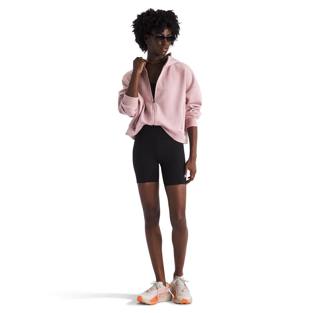 The North Face Womens Jaida Full Zip H Pullover in Pink Color