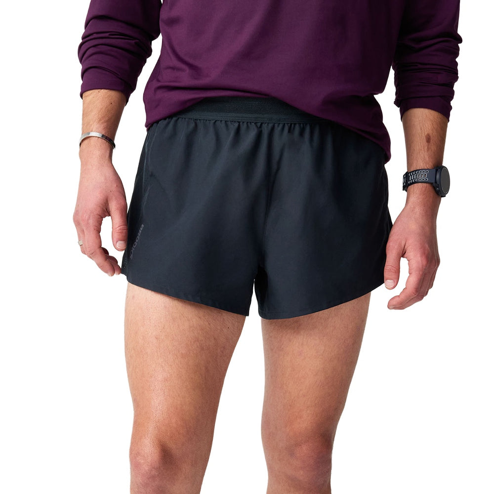 Brooks Dash Speed Short in Black Color