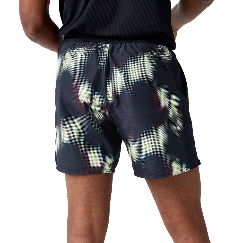 Brooks Dash Short Printed Shorts in Black Color