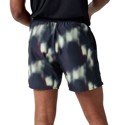 Brooks Dash Short Printed Shorts in Black Color